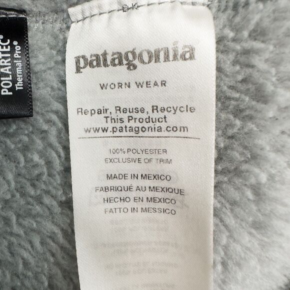 Patagonia Re-Tool Snap-T Pullover Fleece Womens XS Gray Pink Gorpcore 25443 - Picture 15 of 16